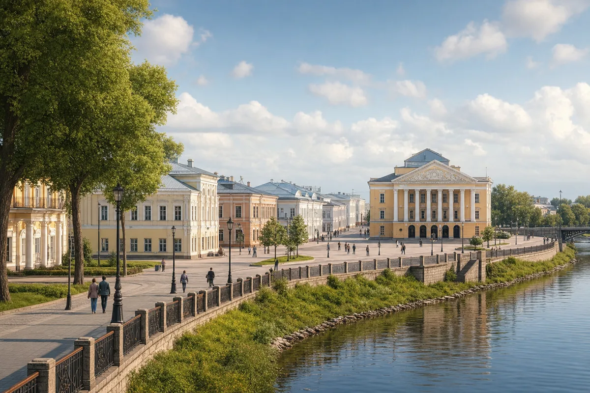 Illustration zu den Sehenswürdigkeiten in Tver